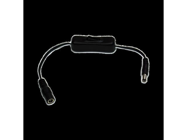 Photos - Chandelier / Lamp Agilux LED Inline On/Off Rocker Switch Cable DC  Male to Fema(5.5 x 2.1mm)