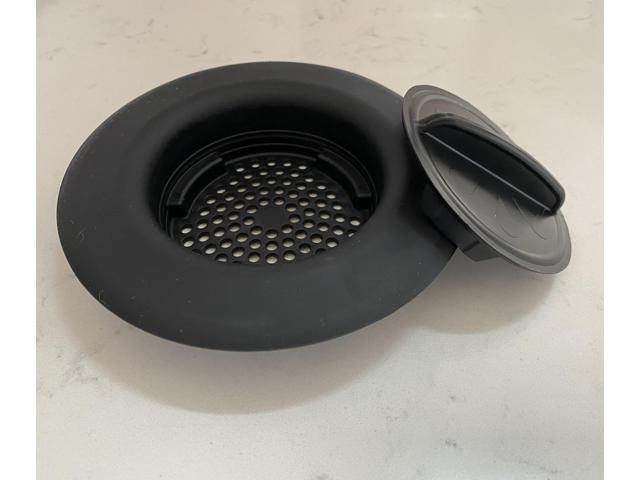 FLI Products Flex Strainer DPFS1010-2 2-N-1 Kitchen Sink Strainer and Drain Stopper All in One Fits All 3-1/2 Drains and Disposals, 5-1/4 Diameter,...