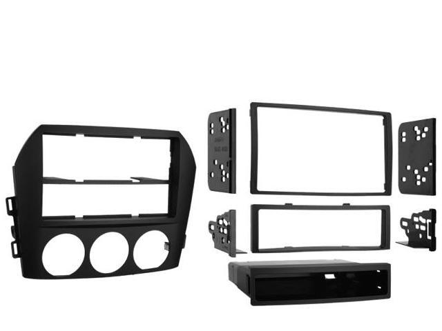 Metra - Dash Kit for Select 2006-2008 Mazda Miata DIN DDIN - Black - image 7