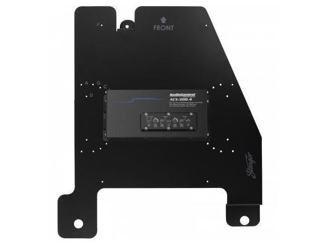 STINGER Driver Side Underseat Amplifier Mounting Bracket for Jeep Wrangler JK Unlimited (2007-2018)