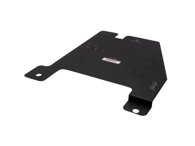 Stinger - Passenger Side Under-Seat Amplifier Mounting Bracket for Select Jeep Wrangler JK Vehicles - Black - image 2