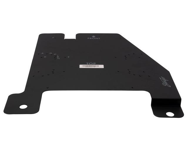Stinger - Passenger Side Under-Seat Amplifier Mounting Bracket for Select Jeep Wrangler JK Vehicles - Black - image 6