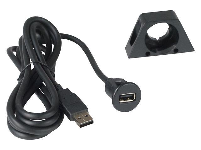 PAC - Universal 6’ Dash Mount USB Adapter - Black - image 9
