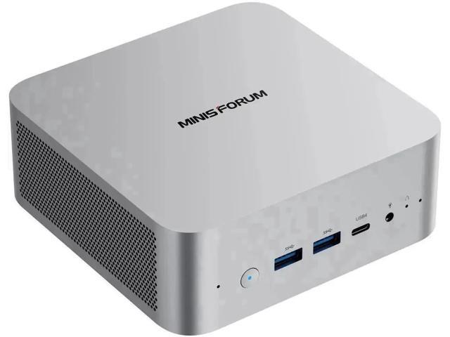 MINISFORUM X1-470 Mini PC AMD Ryzen AI 9 HX470(12C/24T) Barebone Without Storage/OS Desktop Computer, HDMI2.1 DP2.0 2xUSB4 Video Output, Oculink.