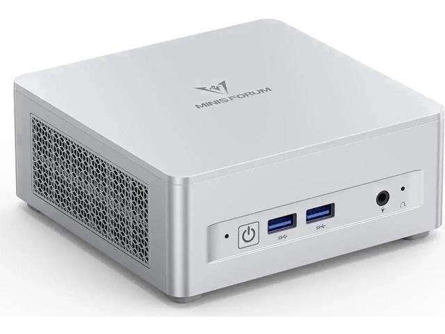 MINISFORUM DeskMini UM870 Slim Mini PC AMD Ryzen 7 8745H Small PC, 16GB DDR5 RAM+512GB PCIe4.0 SSD, HDMI/DP/USB4 Outputs, 2.5G LAN, WiFi 6E, BT5,...