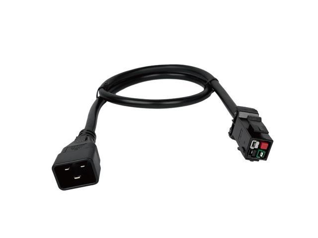 Valiant Power 3ft Heavy-Duty P13 to IEC C20 Power Cord 12 AWG, 20A, 240V Compatible with Bitmain Antminer S21/S19j XP