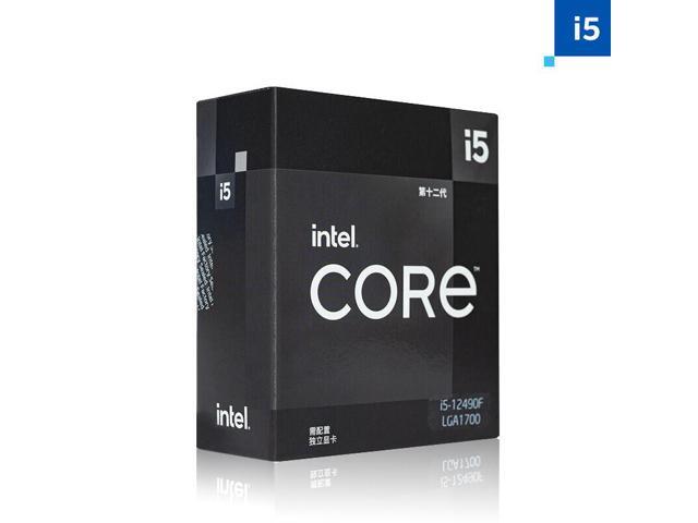 Intel Core i5-12490F Alder Lake Desktop Processor Game Special Edition i5 12th Gen, 6 Cores up to 4.6 GHz Turbo LGA 1700 65W Without Graphics and...