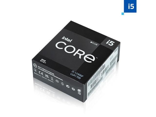 Intel Core i5-12490F Alder Lake Desktop Processor Game Special Edition i5 12th Gen, 6 Cores up to 4.6 GHz Turbo LGA 1700 65W Without Graphics and...