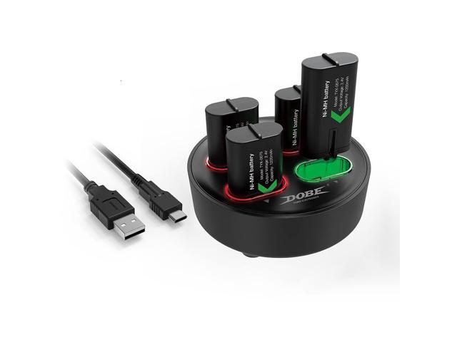 GAMFAMI Rechargeable Battery Packs for Xbox One/Xbox Series X S, 4 X 1200mAh Xbox One Controller Battery Packs, Rechargeable Batteries with...
