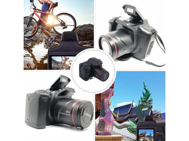 Digital Camera Full HD Vlogging Camera for YouTube 3 Inch Screen Compact Camera for Beginners Teens Photography-Black