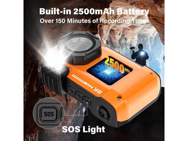 Digital Camera 8K 70MP Autofocus Rugged Dustproof Shockproof Waterproof Camera with 32GB Card
