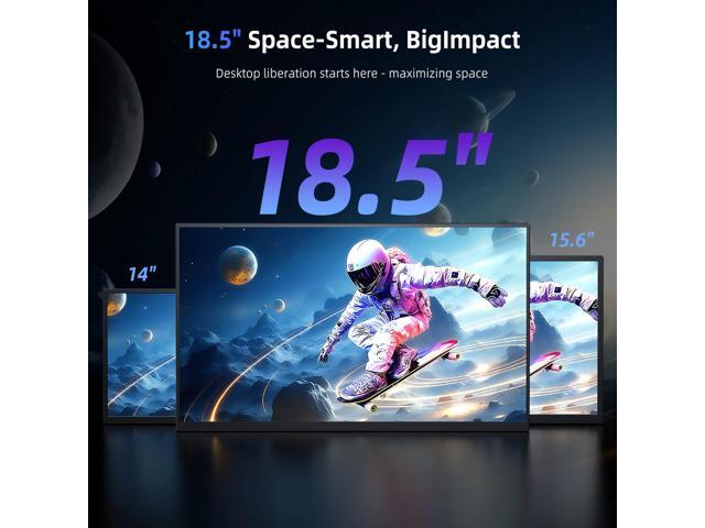 UPERFECT 120Hz Gaming Monitor 18.5' 1920x1080 Portable Monitor USB-C Monitor Freesync Gaming Screen For Xbox PS 5