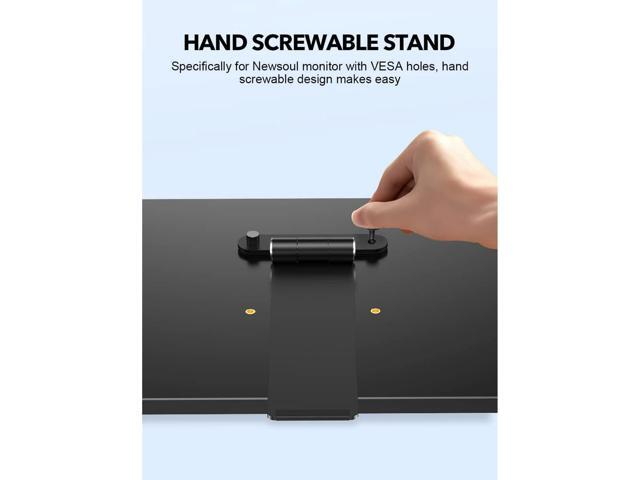 UPERFECT Portable Monitor VESA Stand Desk Mount With M3/M4*75MM Screws Swivel/Tilt/Rotation Fits for 7 to 18.5 inch VESA Monitor Desk Mount