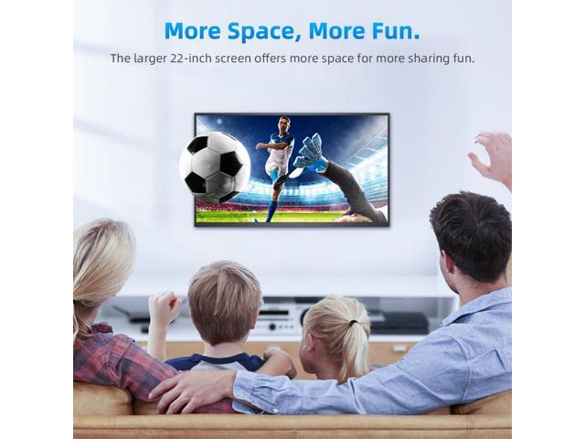 UPERFECT 22' Portable Monitor 2560*1440 2K QHD LCD Game Display IPS Panel USB C HDMI Computer Screen with VESA