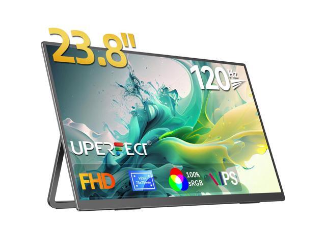 UPERFECT 24' 120Hz Gaming Monitor with Adjustable Stand & VESA Mount, HDMI USB-C Ports, 1ms Response Esports Monitor IPS Display for PC, PS5, Xbox,...