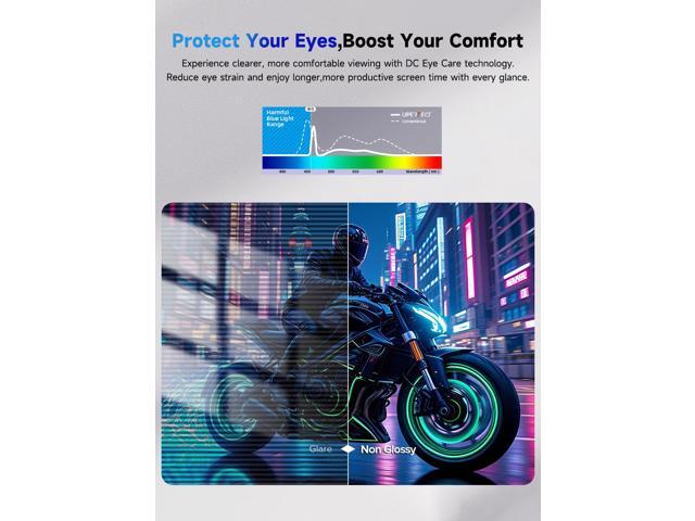UPERFECT 23.8 4K Portable Monitor - UHD 3840*2160, 100%sRGB IPS, Speakers, USB-C/HDMI, 180° Adjustable Stand for Laptops, Consoles & More
