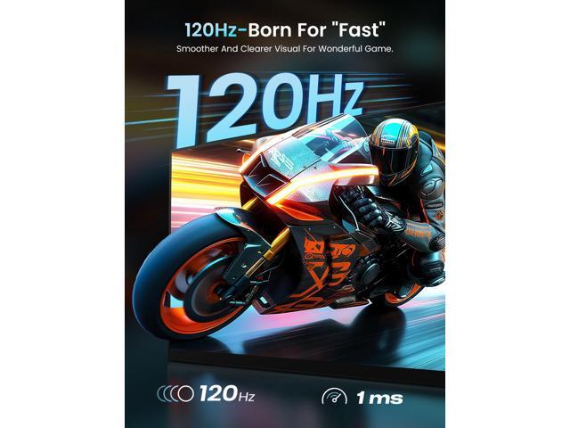 UPERFECT 17.3' 4K 120Hz Portable Gaming Monitor, 3840x2160 UHD, 500 Nits HDR, 0.1ms Fast IPS, 100% DCI-P3, USB-C/HDMI, VESA Mount, Kickstand...