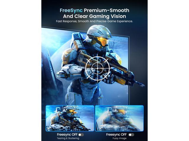 UPERFECT 17.3' 4K 120Hz Portable Gaming Monitor, 3840x2160 UHD, 500 Nits HDR, 0.1ms Fast IPS, 100% DCI-P3, USB-C/HDMI, VESA Mount, Kickstand...