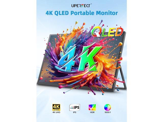 UPERFECT Portable Monitor 18.4' 4K 60Hz 10-Bit HDR IPS Gaming Monitor with VESA, 180° Adjustable Stand, Ultra-Slim & Lightweight Frameless Design,...