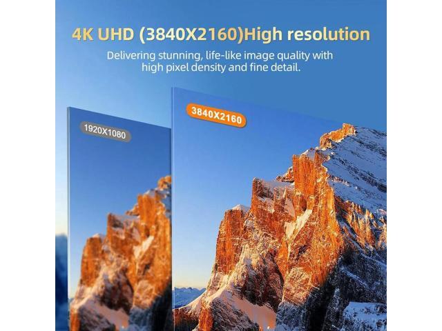 UPERFECT 15.6' 4K UHD FreeSync Monitor with 100% AdobeRGB, 450 Nits Brightness, Dual Type-C, HDMI, VESA Mount & Smart Case