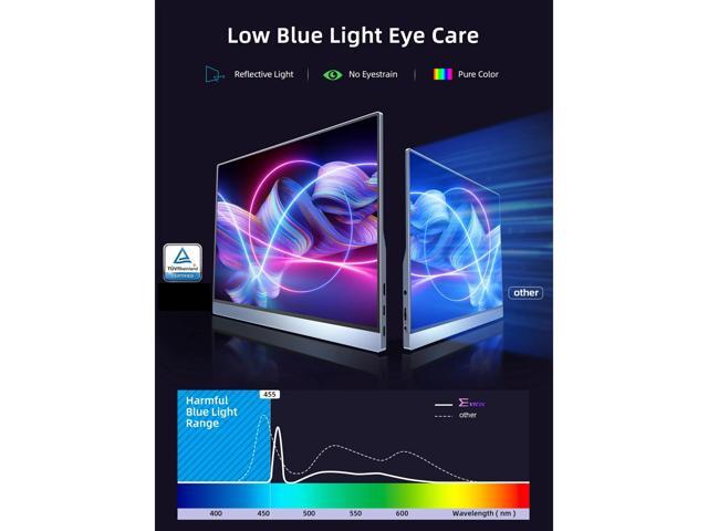 UPERFECT 15.6' 4K Portable Monitor for Working and Traveling, W/ Smart Stand & Dual Speakers, Aluminum Alloy Frame