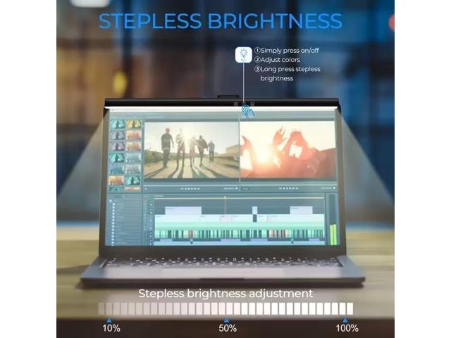 UPERFECT Monitor Light Bar, Computer Monitor Lamp for Eye Caring LED Dimmable Screen Light Bar, Touch Control USB Powered Screenbar for...