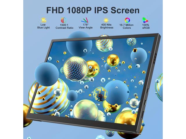 UPERFECT 10.5' 3:2 Portable IPS Display FHD 1080P, 400 nits Brightness, 100% sRGB, 1500:1 Contrast, VESA 75mm Mount Support