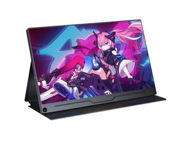 UPERFECT 17.3' 4K Portable Monitor - 3840x2160 UHD IPS HDR, 100% Adobe RGB 500 Nits, USB-C & Full-Size HDMI, VESA Mount, Smart Cover Stand for.