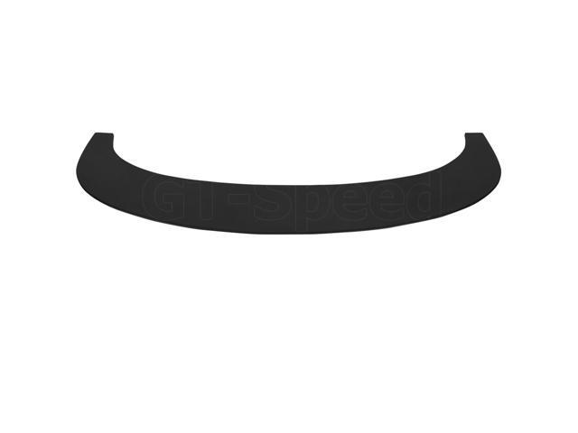 GT-Speed Universal V2 Style (Non-Vehicle Specific) 67'L x 23.5'D PU Front Bumper Lip Splitter - Single Pack, Unpaint Black, Come with Hardware