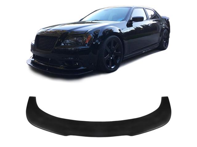GT-Speed Universal V2 Style (Non-Vehicle Specific) 67'L x 21'D PU Front Bumper Lip Splitter - Single Pack, Unpaint Black, Come with Hardware