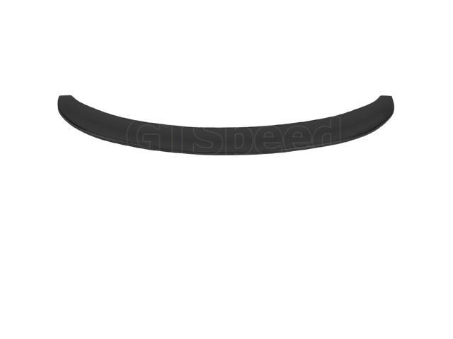 GT-Speed Universal SP Round Style (Non-Vehicle Specific) 67.75'L x 16'D PU Front Bumper Lip - Single Pack, Unpaint Black, Come with Hardware