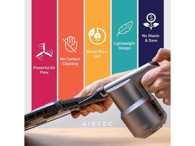 IT Dusters AirTec Ultra Electric Air Duster Blower for PC, Laptop, Console, Computer Cleaner (Type 3) - Replaces Compressed Air