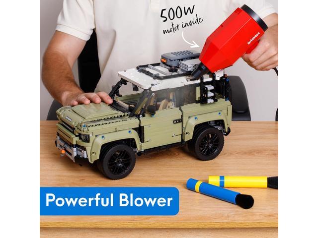 Bricktec Hand Held Vacuum and Electric Air Duster 2-in-1, Corded Model Cleaning Tool for Miniatures, Hobby Sets, Interchangeable Nozzles, Ideal for...