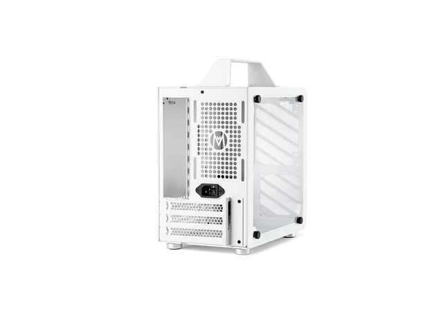 Mechanic Master C24 Small Cube Sugar Mini-ITX Chassis / Alumium / Steel / Temered Glass ITX Small Form Factor Computer Case White