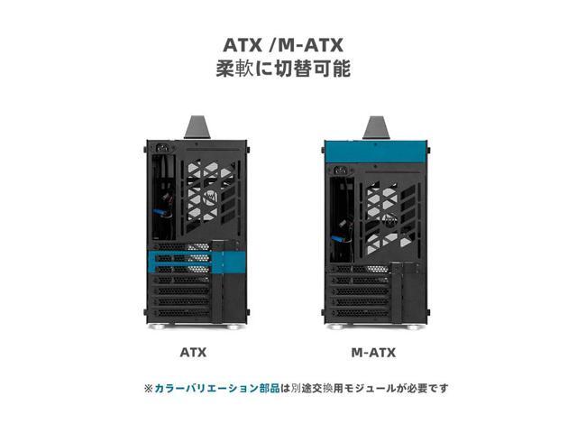 Mechanic Master C34Plus Portable Desktop ATX Case with Aluminum Handle - 5-Slot Mode Switchable, MATX Motherboard Support, 240mm AIO Compatibility...