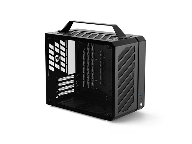 Mechanic master C28 case 17.9L ultra-compact portable handle MATX compatible with 240 Aio /162mm air-cooler options SFX & ATX power supply...