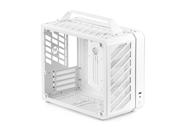 Mechanic master C28 case 17.9L ultra-compact portable handle MATX compatible with 240 Aio /162mm air-cooler options SFX & ATX power supply...