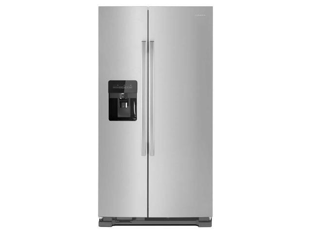 Amana - 21.4 Cu. Ft. Side-by-Side Refrigerator - Stainless Steel - image 9