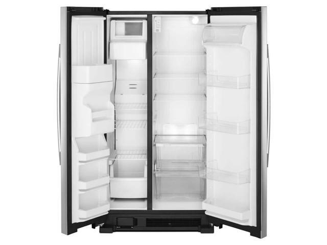 Amana - 21.4 Cu. Ft. Side-by-Side Refrigerator - Stainless Steel - image 11