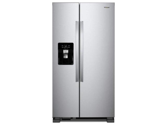 Whirlpool - 25 cu. ft 36-inch Wide Side-by-Side Refrigerator - Fingerprint-Resistant Stainless Finish - image 2