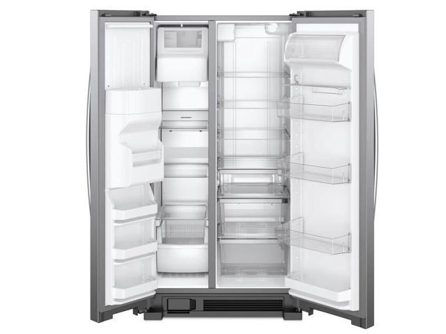 Whirlpool - 25 cu. ft 36-inch Wide Side-by-Side Refrigerator - Fingerprint-Resistant Stainless Finish - image 4