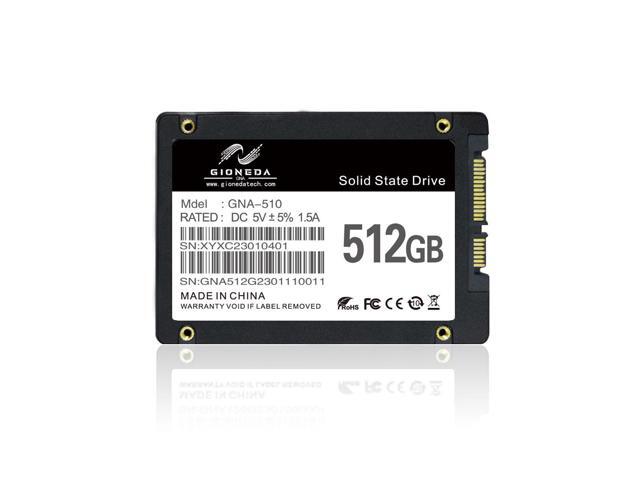 Gioneda SSD 3D NAND SATA III 6Gb/s, 2.5' Internal Solid State Drive up to 540MB/s, Upgrade PC or Laptop Memory and Storage for IT Pros, Creators,...