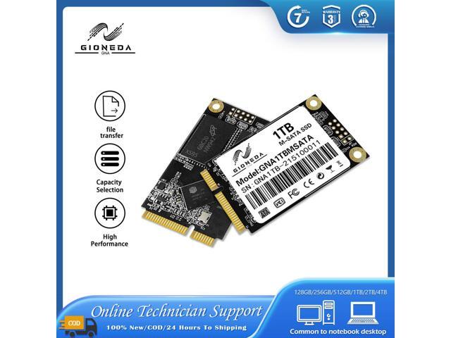 Gioneda mSATA SSD 128GB/256GB/512GB/1TB/2TB Internal Solid State Drive High Speed MSATA 6 Gb/S Desktop Laptop Office