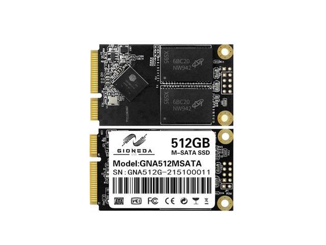 Gioneda mSATA SSD 128GB/256GB/512GB/1TB/2TB Internal Solid State Drive High Speed MSATA 6 Gb/S Desktop Laptop Office 512GB