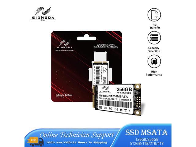 Gioneda mSATA SSD 128GB/256GB/512GB/1TB/2TB Internal Solid State Drive High Speed MSATA 6 Gb/S Desktop Laptop Office 256GB