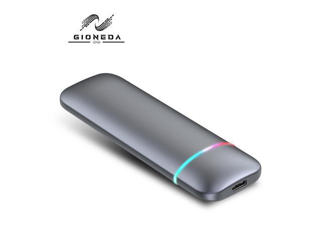 Gioneda RGB External Solid State Disk - High-Speed Transfer Up to 1000MB/s, Portable SSD - USB 3.1 Type C, 1TB