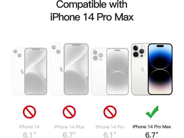 JETech Full Coverage Screen Protector for iPhone 14 Pro Max 6.7-Inch (NOT FOR iPhone 14 Pro 6.1-Inch), with Camera Lens Protector, Tempered Glass...