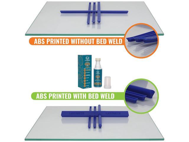 3D Printer Adhesive Glue Bed Weld Original, Strong Grip Reduces Warping for ABS, ASA, PLA, and PETG Filament on Compatible Build Plates, 118ml, 4...