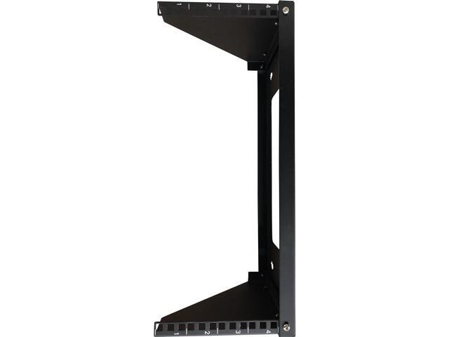 Kenuco 19 Inch Steel Vertical Rack and Wall Mountable Server Rack Mount (Black-4U)