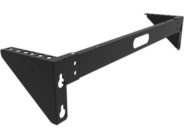 2U Foldable Wall Mount Patch Panel Bracket -Vertical Wall Mount Rack for 19 inches Networking Equipments Including Hardware